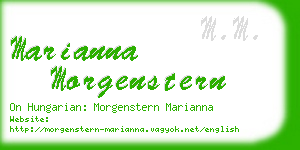 marianna morgenstern business card